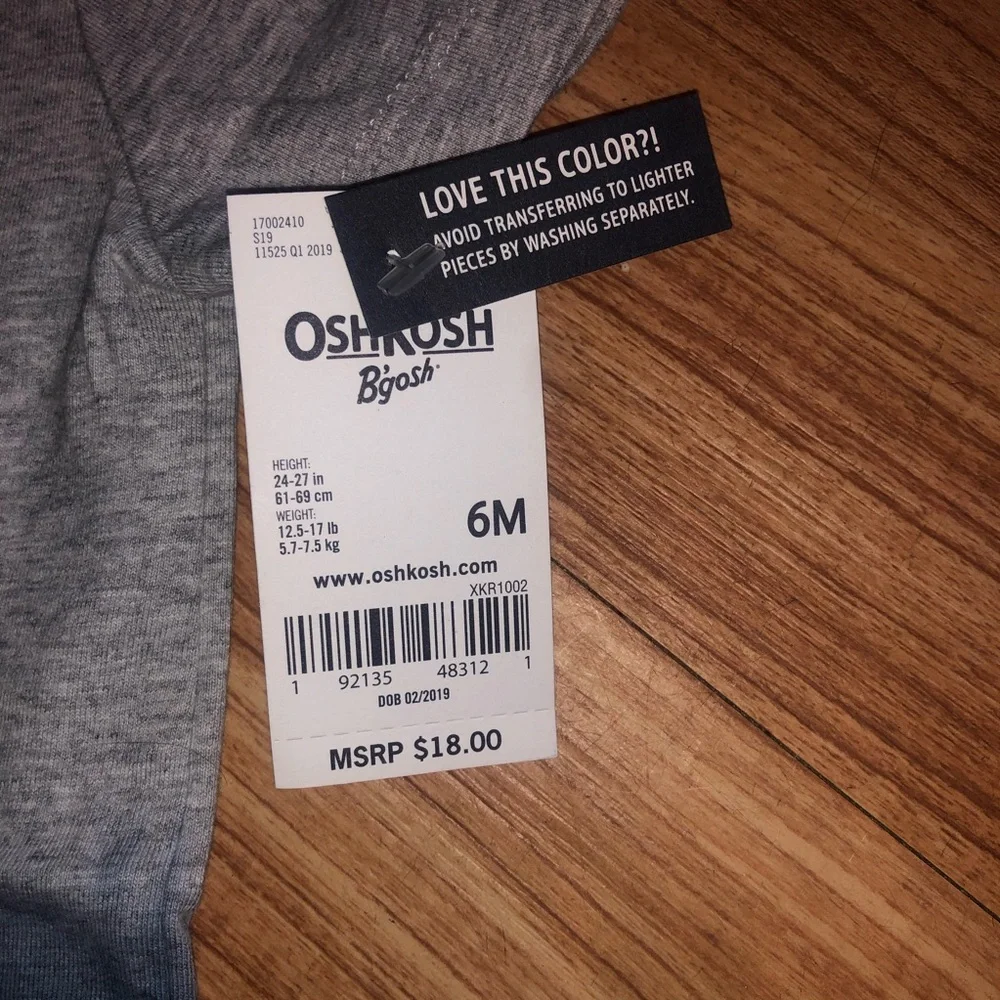 NWT OshKosh B’Gosh USA Ombré T-shirt - Picture 6 of 7